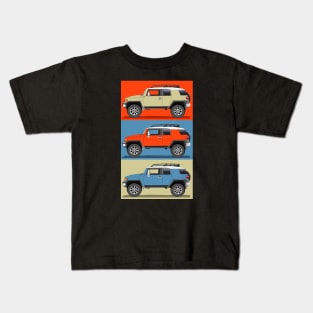 FJ Cruiser Pop Art Kids T-Shirt